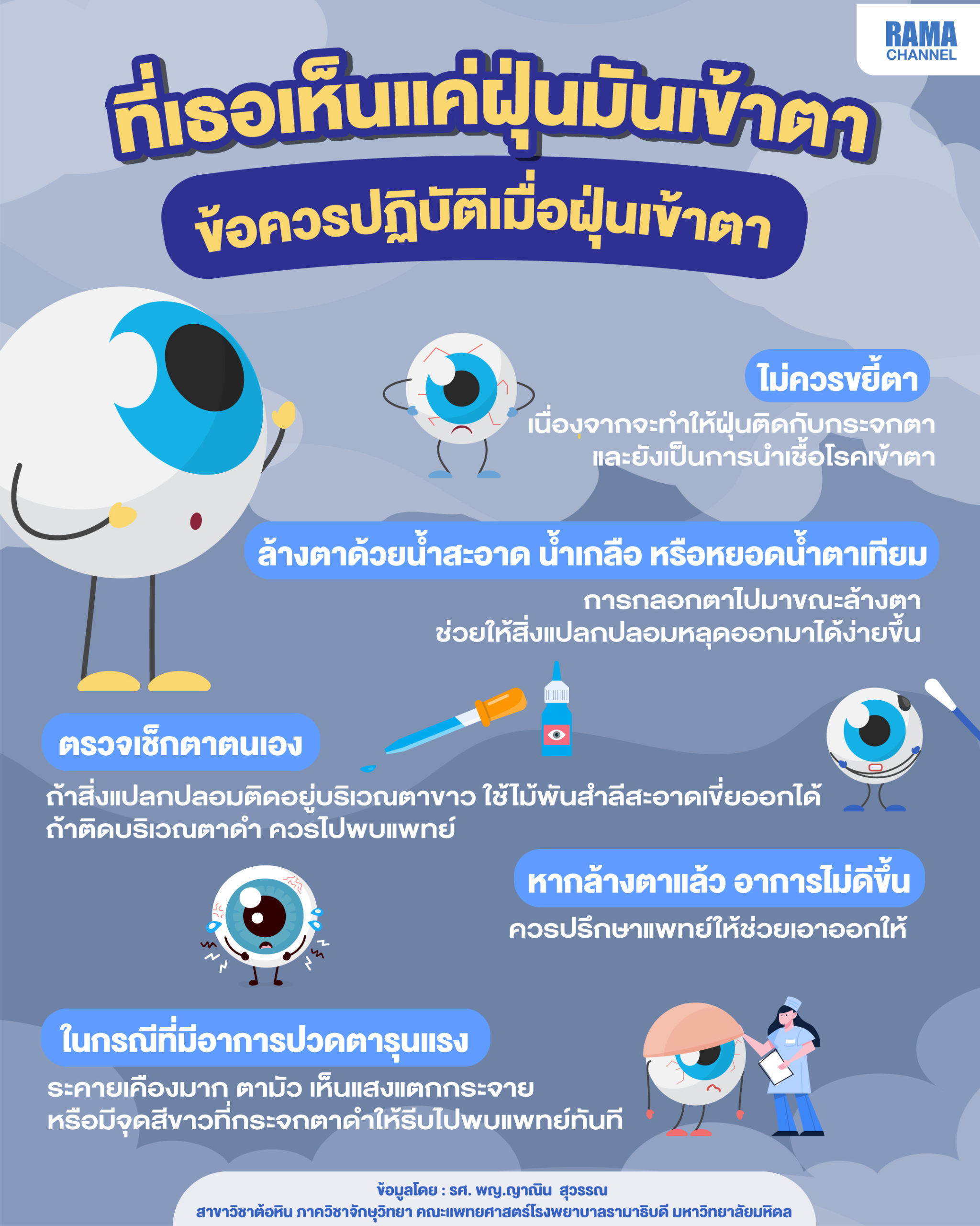 info-ฝุ่นเข้าตา